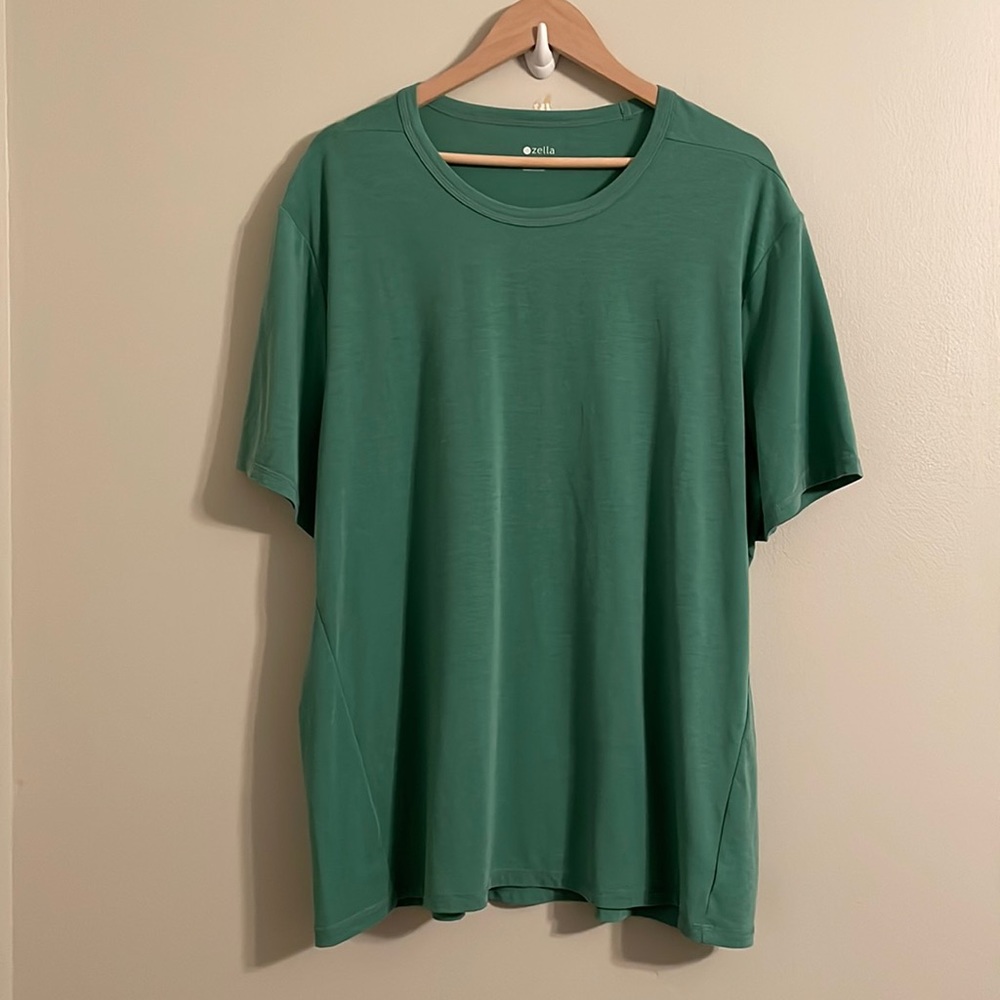 Men’s Lightweight Zella Workout T-Shirt Shirt Green 2XL